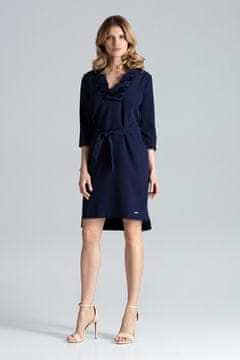 Figl Ženska mini obleka Evavret M644 granatne