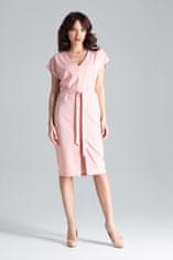 Lenitif Ženska mini obleka Perimri L032 roza L