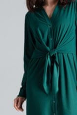 Lenitif Ženska mini obleka Eliredin L031 zelena M