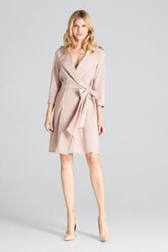 Figl Ženska mini obleka Gahewel M680 bež