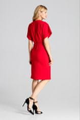 Figl Ženska mini obleka Gaherddhin M687 rdeča XL
