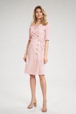 Figl Ženska mini obleka Ettarre M703 roza M