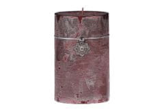 Autronic božična sveča, Bordo barva, 713g vosek. SVW1273-VINOVA