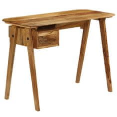 Vidaxl Pisalna miza 110x50x76 cm trden mangov les
