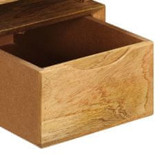 Vidaxl Pisalna miza 110x50x76 cm trden mangov les