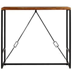 Vidaxl Barska miza iz trdnega predelanega lesa 120x60x106 cm