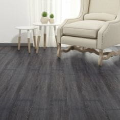 Vidaxl Samolepilne PVC talne plošče 5,02 m² 2 mm črne in bele