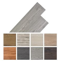 Vidaxl Samolepilne PVC talne plošče 5,02 m² 2 mm temno sive