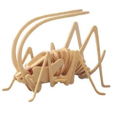 Woodcraft Lesena 3D sestavljanka cvrček