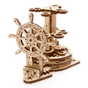 UGEARS 3D lesena mehanska sestavljanka organizator pisarniškega materiala