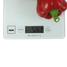 Kela Digitalna kuhinjska tehtnica 5 kg PINTA bela KL-15740