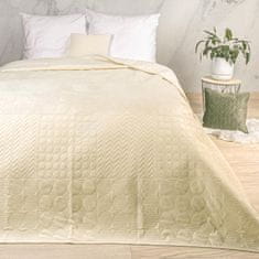 shumee ELEGANT/krem/posteljno pregrinjalo 170x210