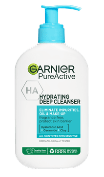 Garnier Pure Active Hydrating Deep Cleanser gel za čiščenje, 250 ml
