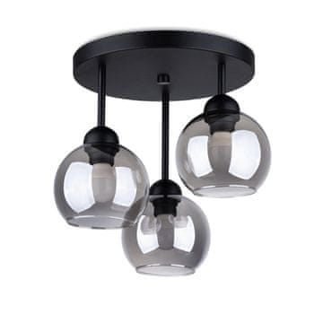 shumee STROPNA SVETILKA STARFALL 3 E27 ČRNA LUMILO 11.119.40