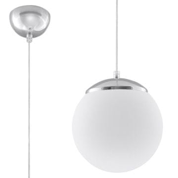 Sollux Viseča svetilka UGO 1 E27 bela sollux SL.0263