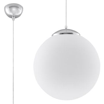 Sollux Viseča svetilka UGO 1 E27 bela sollux SL.0265