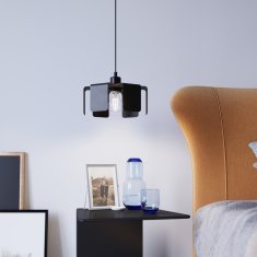 shumee VISEČA SVETILKA PENTAR 1 E27 ČRNA LUMILO 06.491.67
