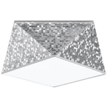 Sollux HEXA 1 E27 SREBRNA STROPNA SVETILKA SOLLUX SL.0688