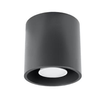 Sollux STROPNA SVETILKA ORBIS 1 GU10 ANTRACIT ALU SOLLUX SL.0568