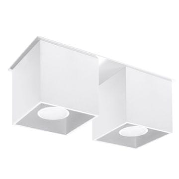 shumee STROPNA SVETILKA QUAD 2 GU10 BELA ALU SOLLUX SL.0065