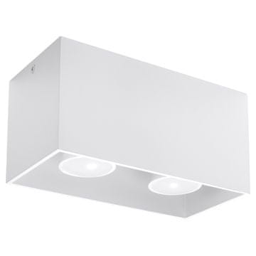 Sollux STROPNA SVETILKA QUAD 2 GU10 BELA ALU SOLLUX SL.0380