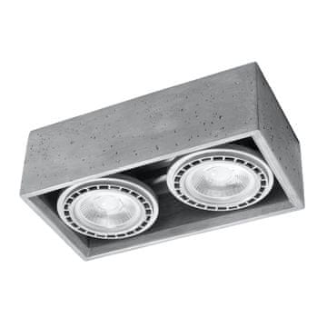 shumee CERAMIX 2 STROPNA SVETILKA GU10 ES111 SIVA BETONSKA LUMILO 08.504.84