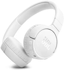 JBL Tune 670NC brezžične slušalke, bele - odprta embalaža
