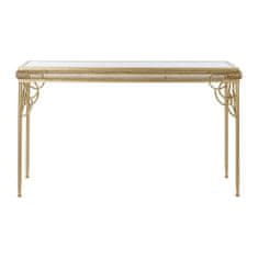 DKD Home Decor Konzola DKD Home Decor Zrcalo Zlata kovina MDF Les 122 x 31 x 72 cm