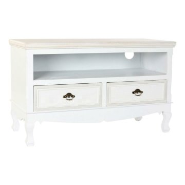 DKD Home Decor TV pohištvo DKD Home Decor Bela MDF Les (100 x 42 x 61 cm)