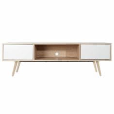 DKD Home Decor TV pohištvo DKD Home Decor Bela kovina MDF les (160 x 40 x 50 cm)