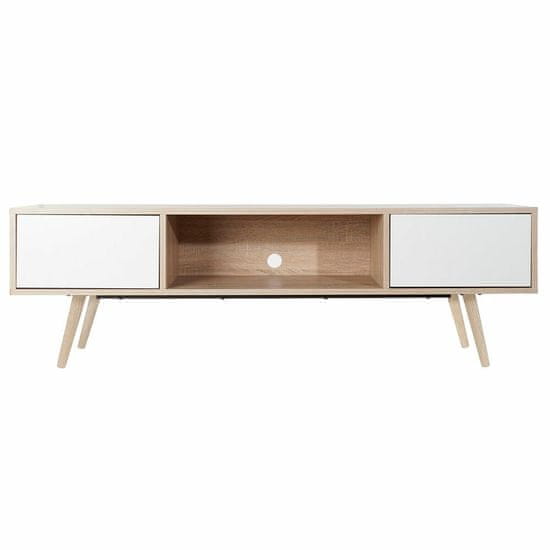 DKD Home Decor TV pohištvo DKD Home Decor Bela kovina MDF les (160 x 40 x 50 cm)
