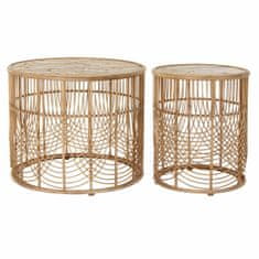 DKD Home Decor Stranska mizica DKD Home Decor 8424001811212 63 x 63 x 52 cm Naravna
