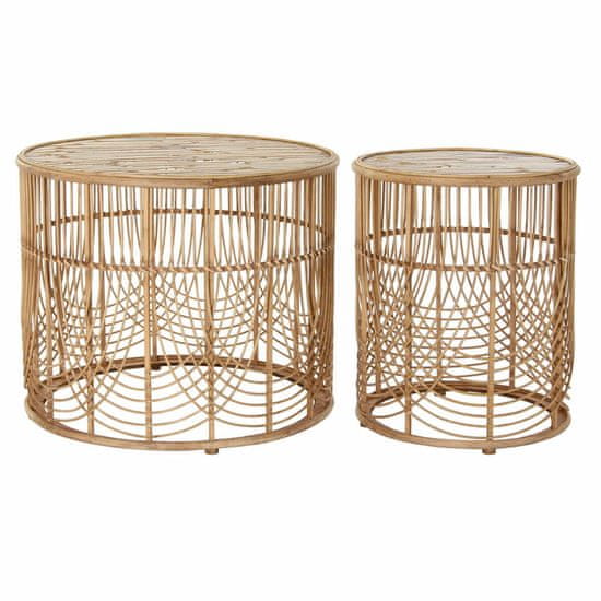 DKD Home Decor Stranska mizica DKD Home Decor 8424001811212 63 x 63 x 52 cm Naravna