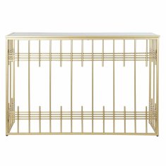 DKD Home Decor Konzola DKD Home Decor Crystal Black Golden Metal 120 x 40 x 81 cm
