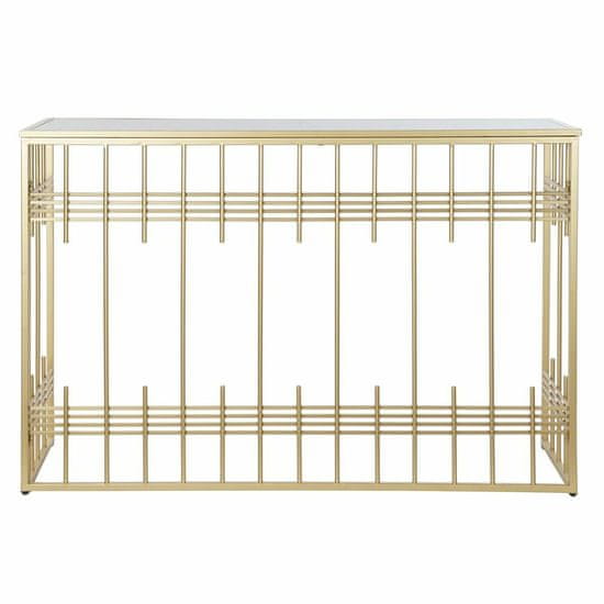DKD Home Decor Konzola DKD Home Decor Crystal Black Golden Metal 120 x 40 x 81 cm