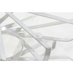 DKD Home Decor Sredinska mizica DKD Home Decor Silver Crystal Iron 81 x 81 x 38 cm