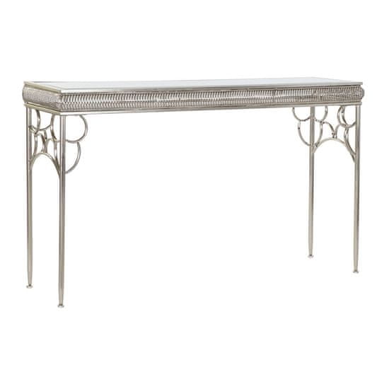 DKD Home Decor Konzola DKD Home Decor Srebrno kovinsko ogledalo 122 x 31 x 72 cm