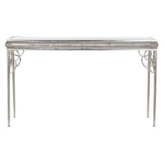 DKD Home Decor Konzola DKD Home Decor Srebrno kovinsko ogledalo 122 x 31 x 72 cm