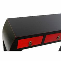 DKD Home Decor Konzola DKD Home Decor Fir Red Black MDF Oriental (96 x 27 x 80 cm)