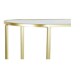 DKD Home Decor Konzola DKD Home Decor Ogledalo Crystal Golden Metal Modern (102 x 36 x 79 cm)