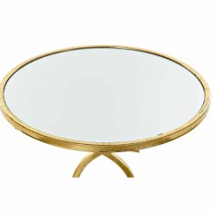 DKD Home Decor Stranska mizica DKD Home Decor Mirror Golden Metal (41 x 41 x 64 cm)