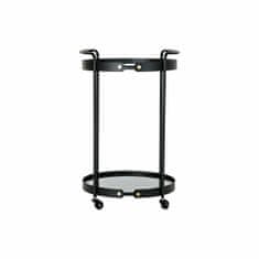 DKD Home Decor Stranska mizica DKD Home Decor Crystal Black Metal (47 x 46 x 71 cm)