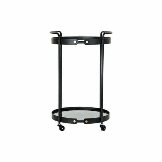 DKD Home Decor Stranska mizica DKD Home Decor Crystal Black Metal (47 x 46 x 71 cm)