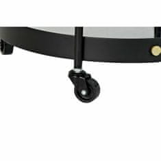 DKD Home Decor Stranska mizica DKD Home Decor Crystal Black Metal (47 x 46 x 71 cm)