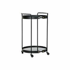 DKD Home Decor Stranska mizica DKD Home Decor Crystal Black Metal (47 x 46 x 71 cm)