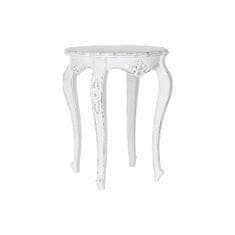 DKD Home Decor Stranska mizica DKD Home Decor Wood White Mango wood (61 x 61 x 76 cm)