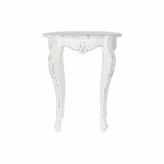 DKD Home Decor Stranska mizica DKD Home Decor Wood White Mango wood (61 x 61 x 76 cm)