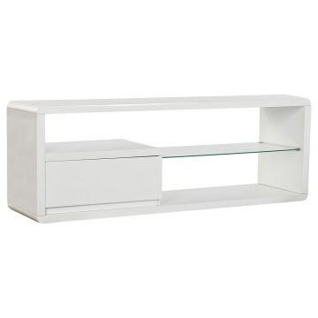 DKD Home Decor TV pohištvo DKD Home Decor White Crystal 140 x 40 x 50 cm MDF Wood