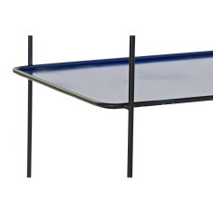 DKD Home Decor Konzola DKD Home Decor Black Blue Metal Modern (70 x 27 x 45 cm) (2 enoti)