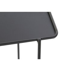 DKD Home Decor Konzola DKD Home Decor Black Blue Metal Modern (70 x 27 x 45 cm) (2 enoti)